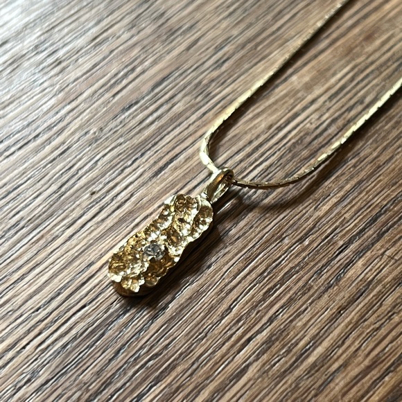 Vintage Ronte of Beverly Hills Vanderbilt Jewel Nugget Pendant Necklace - Picture 4 of 8